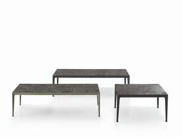 MIRTO OUTDOOR - Porcelain stoneware garden side table by B&B Italia Outdoor - view 2